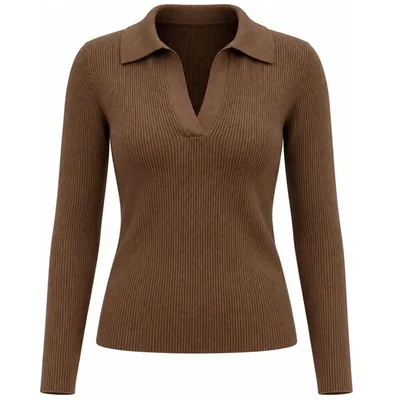 Suèter Cuello Tipo Sport Uk para Mujer