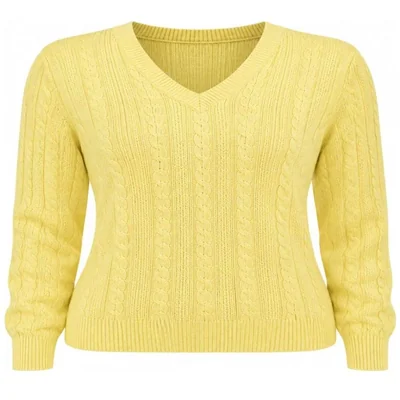 Suéter Cuello V Uk para Mujer