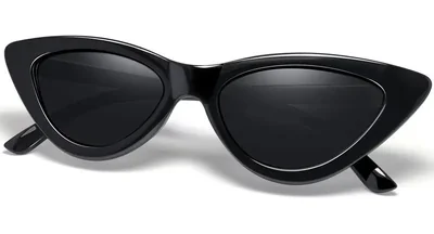 Lentes de Sol Estilo Cat Eye Negro