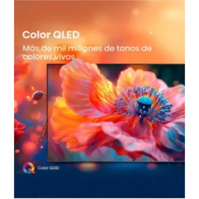 Hisense Smart TV QLED 75QD6QV 75", 4K Ultra HD, Negro.