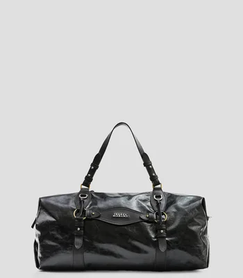Bolsa tote lisa con detalle texturizado Mujer