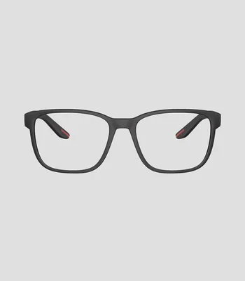 Lentes oftálmicos rectangulares negros Unisex