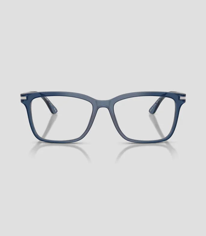 Lentes oftálmicos rectangulares azules Unisex