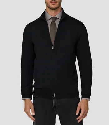 Suéter cuello alto liso Hombre