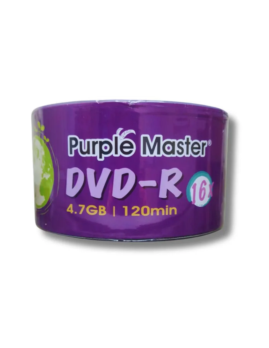 DVD-R de 50 piezas