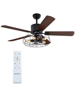 Ventilador de techo con control remoto 6 velocidades