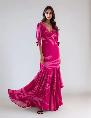 Vestido largo de fiesta para mujer
