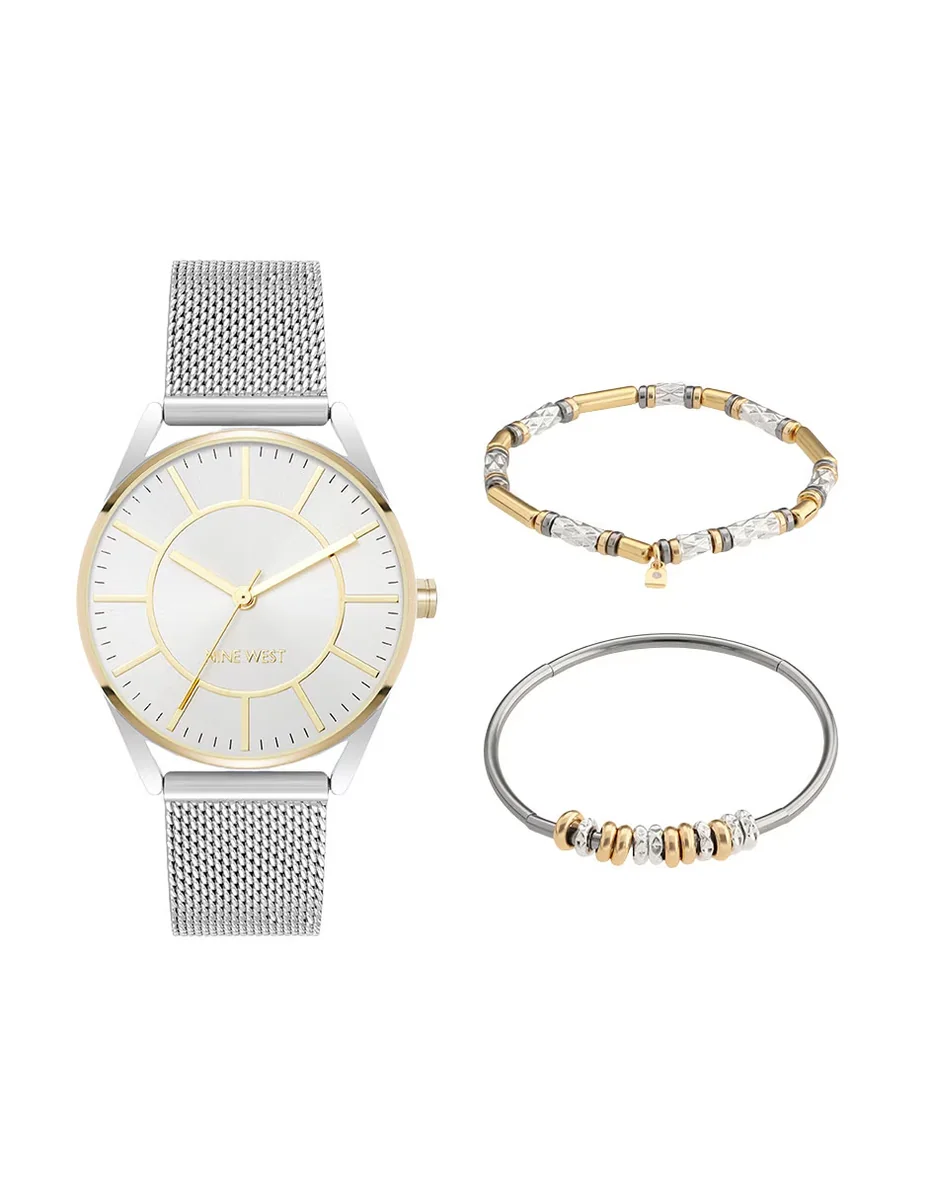 Set reloj Silver Collection para mujer NW00826BOXSV