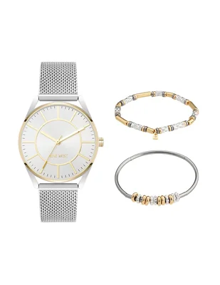 Set reloj Silver Collection para mujer NW00826BOXSV