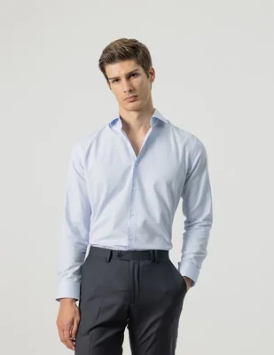 Camisa de vestir manga larga para hombre