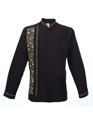 Guayabera manga larga para hombre