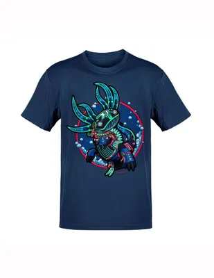 Playera Axolotl cuello redondo para hombre