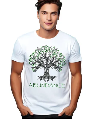 Playera Alta Gama Yoga Zen Árbol cuello redondo para hombre