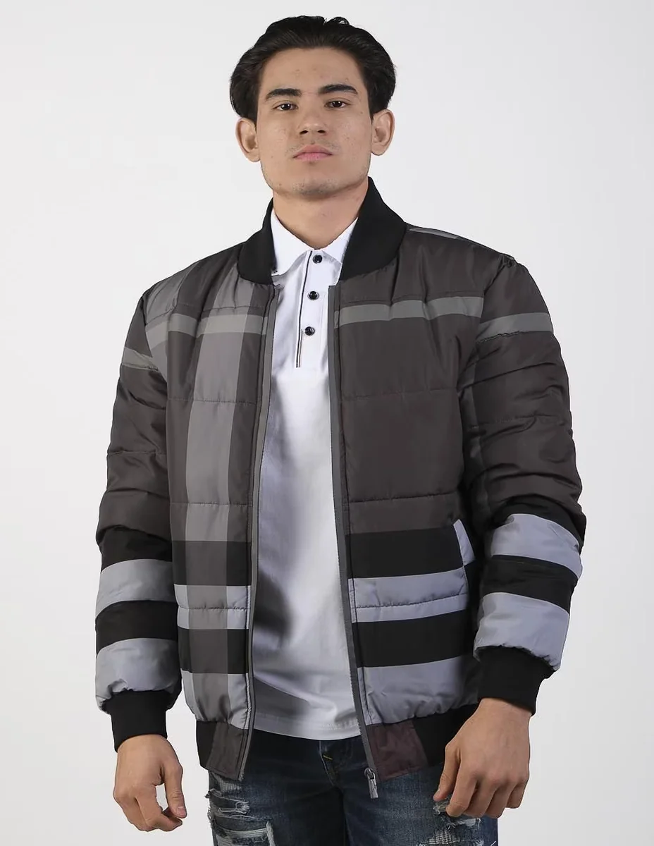 Chamarra casual con bolsillos para hombre