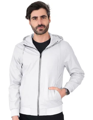 Chamarra bomber con bolsillos para hombre