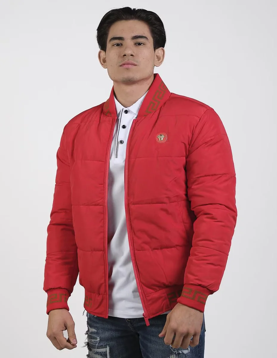 Chamarra casual con bolsillos para hombre