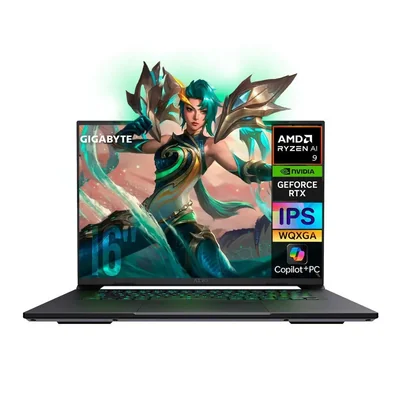 Laptop ai pc gamer gigabyte aero rtx 5070 ryzen ai 32gb 1tb