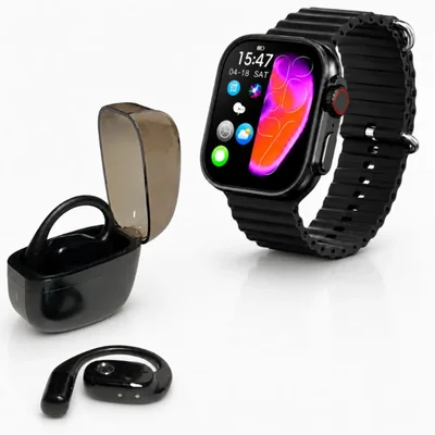 Smartwatch Microwear Ultra 5 U5 + Audífonos G‑TIDE OWS8