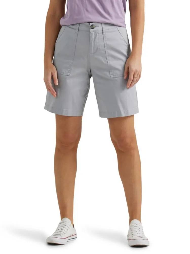 Shorts Lee Ultra Lux 23 cm Gris para mujer