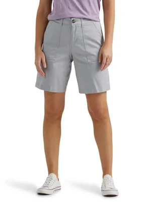 Shorts Lee Ultra Lux 23 cm Gris para mujer