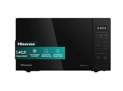 Horno de Microondas Hisense HMMS3411BMV 1.4 pies Negro ORTY15