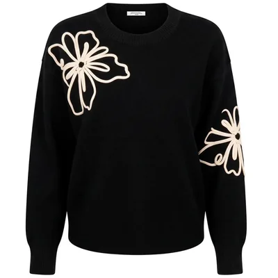 Suéter Bordado Floral Philosophy Woman para Mujer Casual