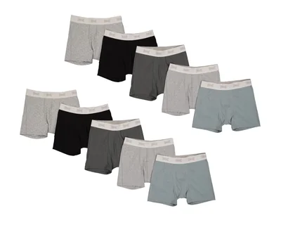 Bóxer Largo Everlast Grises para Hombre 10 Piezas
