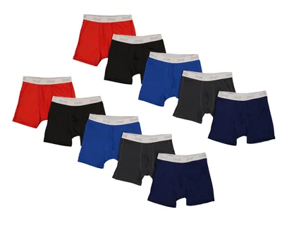 Bóxer Largo Everlast Multicolor de Mesh para Hombre 10 Piezas