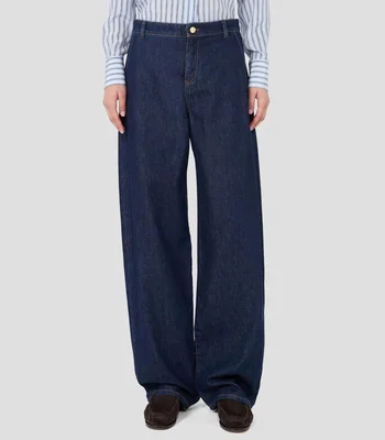 Jeans barril recto Mujer