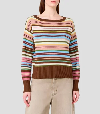 Suéter cuello barco Mujer