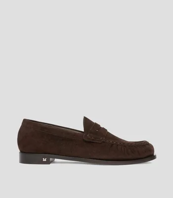 Mocasines en piel de cabra lisos Mujer