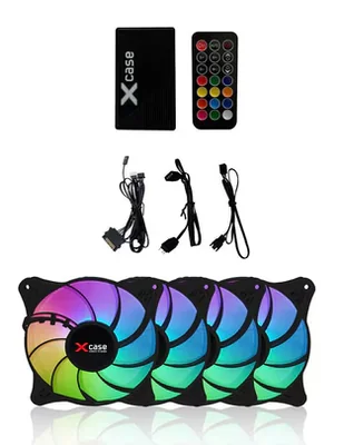 Ventilador gamer magnético Rgb Control Remoto