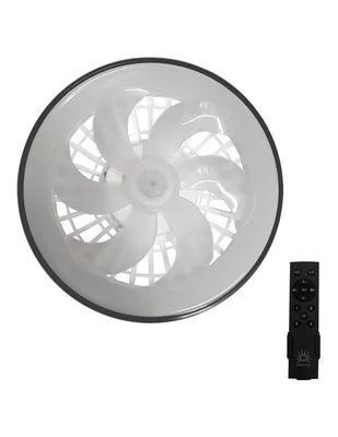 Mini ventilador con control remoto 4 velocidades