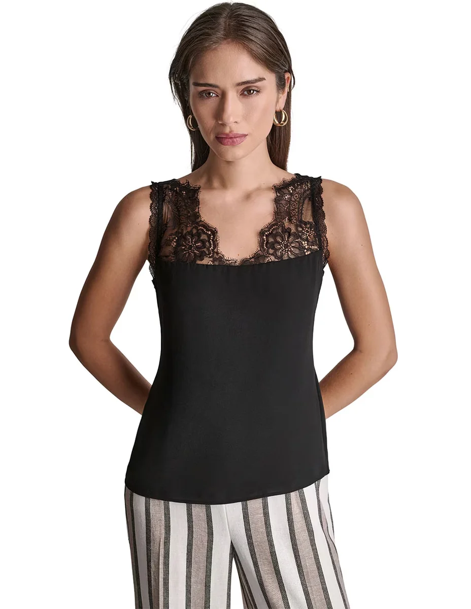 Blusa sin manga para mujer