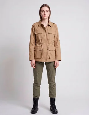 Chamarra cazadora impermeable para mujer