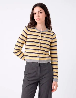 Suéter cuello redondo para mujer