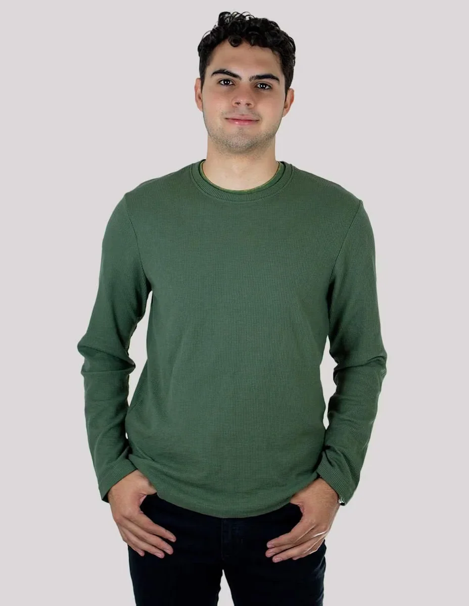 Playera cuello redondo para hombre