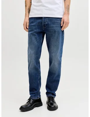 Jeans straight lavado medio para hombre