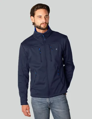 Chamarra casual con bolsillos para hombre