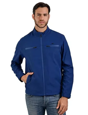 Chamarra casual con bolsillos para hombre