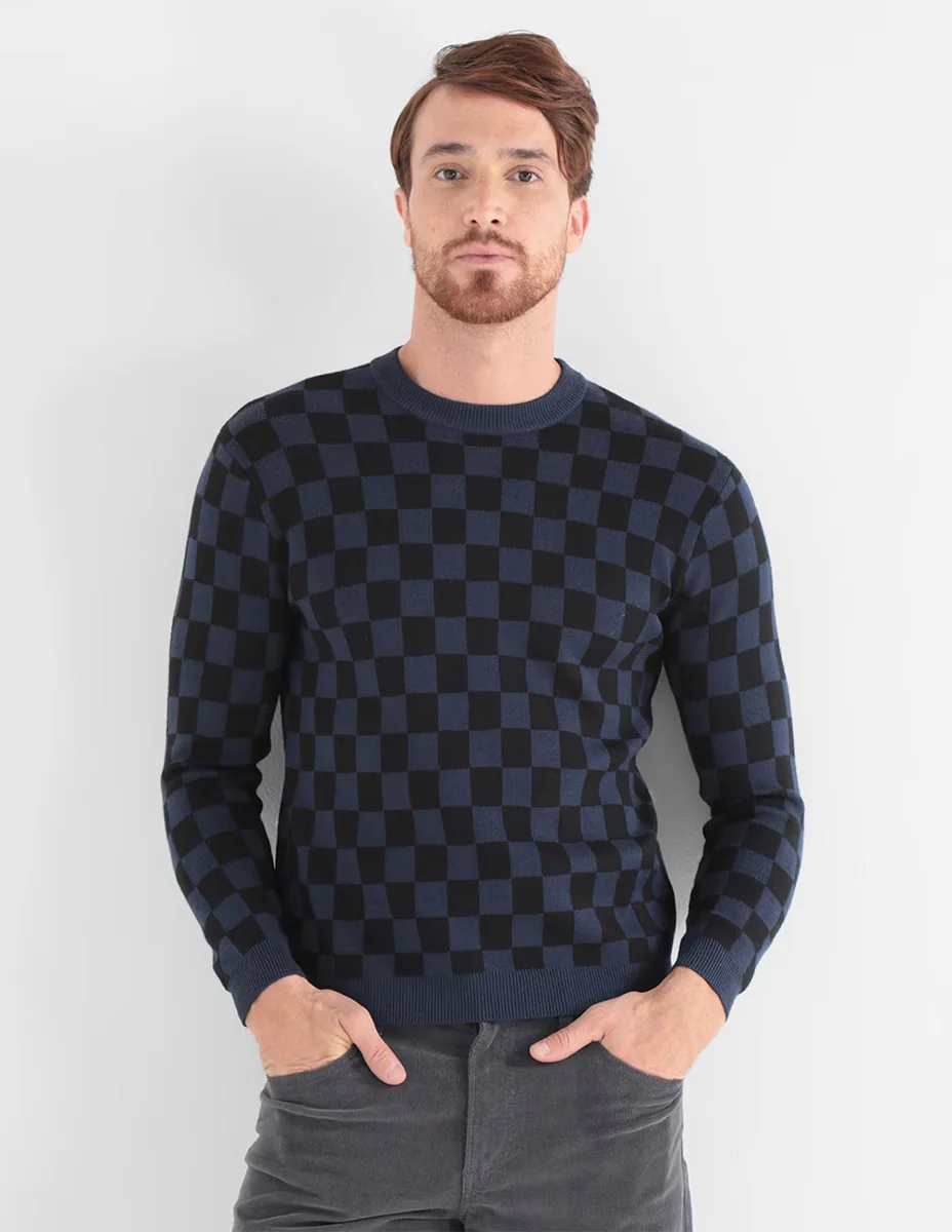 Sueter cuello redondo para hombre