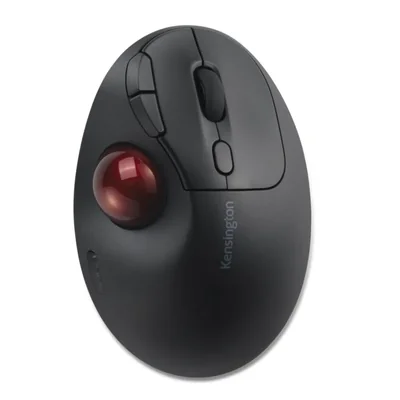 Ratón con bola Kensington TB450 Inalámbrico Negro-Rojo