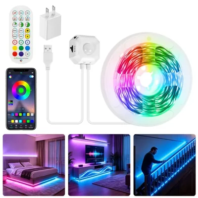 Tira LED Taormey 6 m RGB con Sensor de Movimiento y Control Remoto