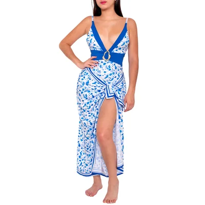 Traje de Baño 2 Piezas con Pareo Relax para Mujer