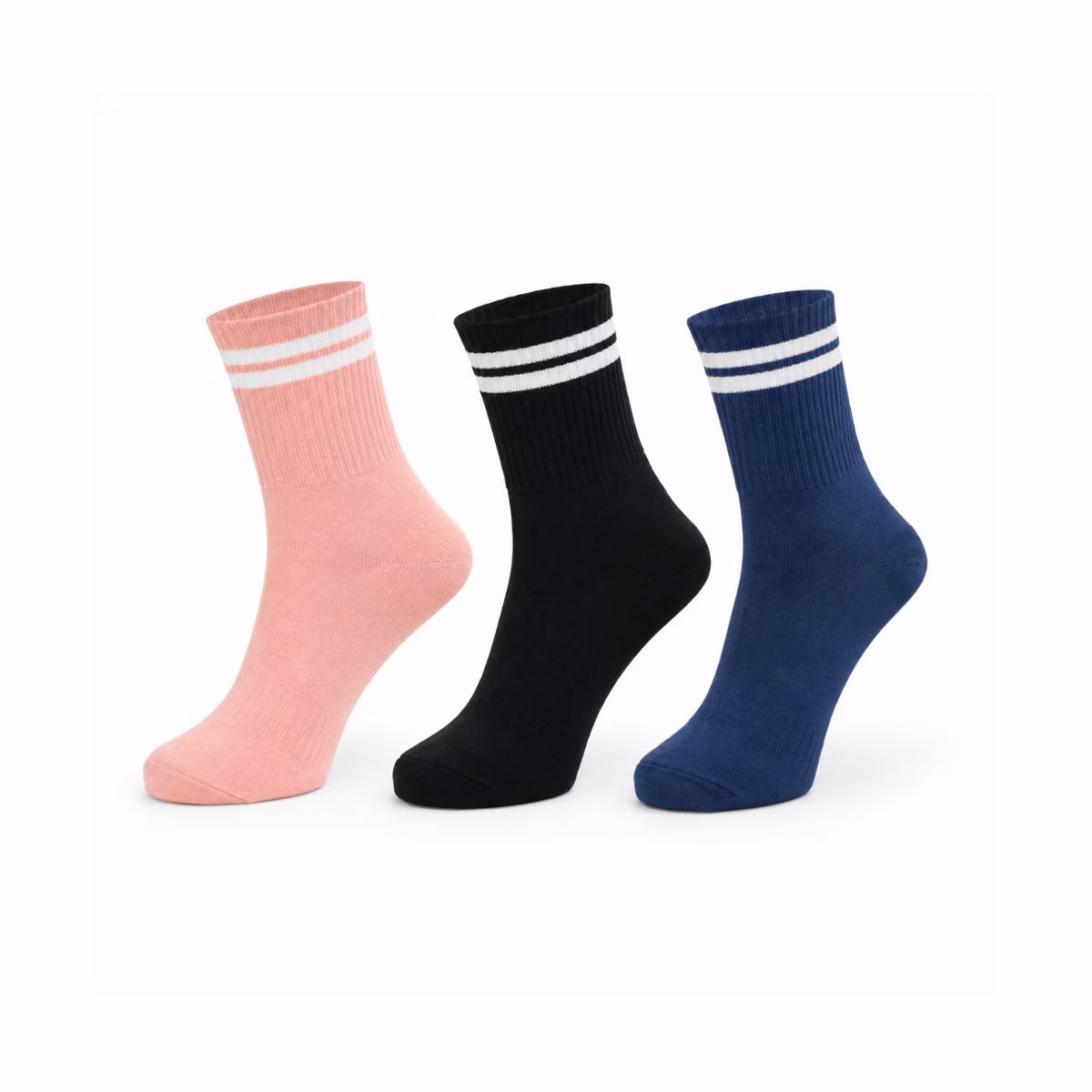 3 Pack Calcetín 34 Liso John Henry para Mujer