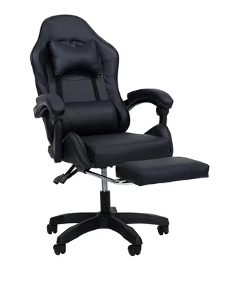Silla Gamer Reclinable Con Reposa Pies Silla Gaming Ergonómica Ajustable
