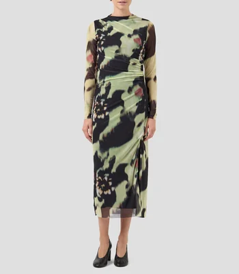 Vestido largo manga larga de fantasía Mujer