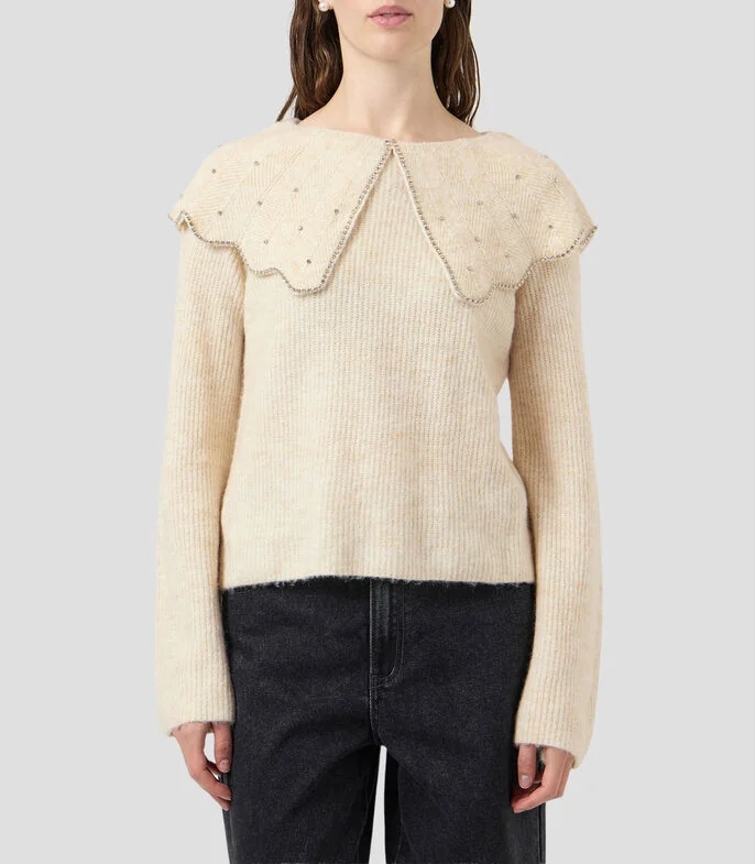 Suéter cuello redondo Mujer