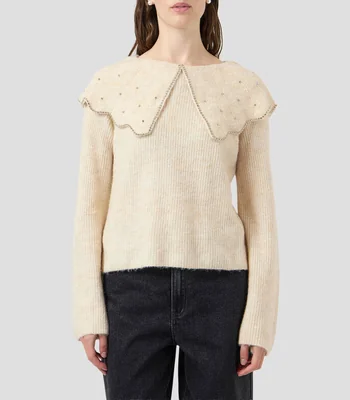 Suéter cuello redondo Mujer