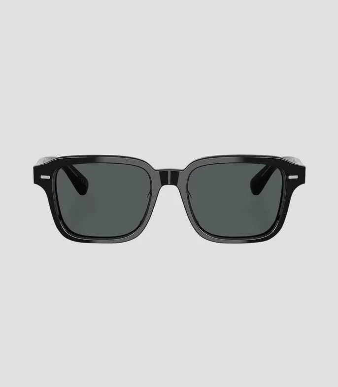 Lentes solares cuadrados negro Mujer